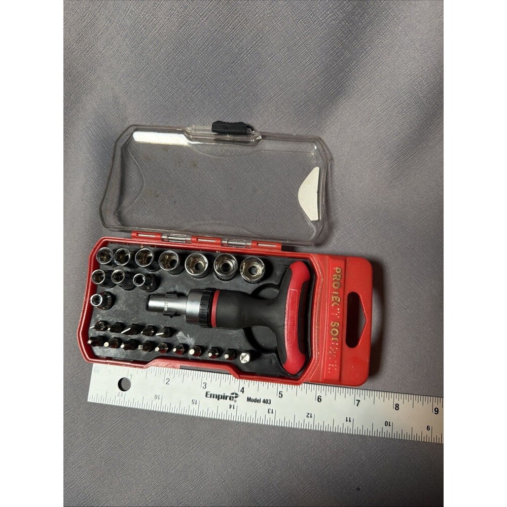 Project Source 27-Piece T-Handle Ratcheting Screwdriver and Socket Set -R - Picture 4 of 5